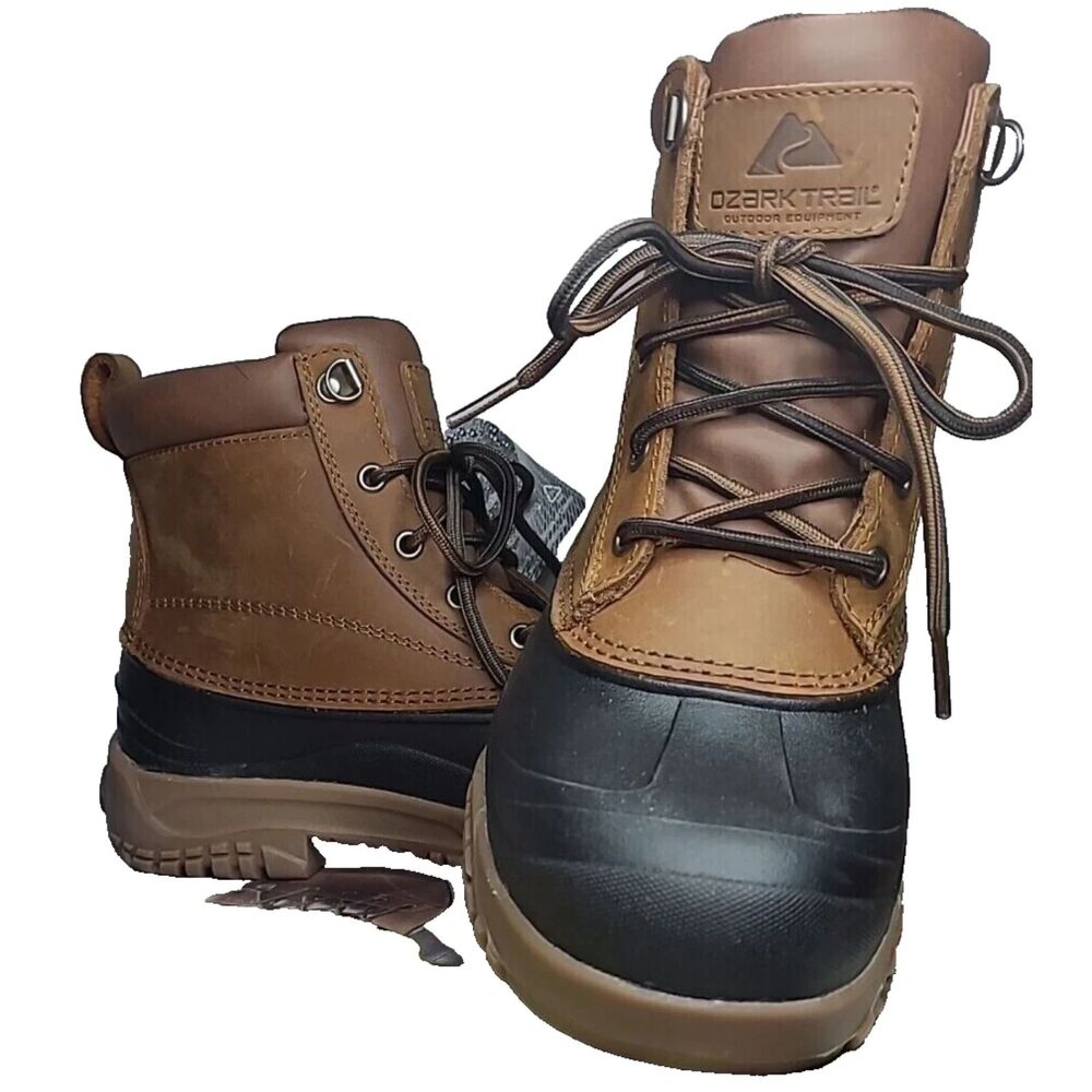 Size: 6 Prairie Duck Waterproof Leather Boots . Ozark Trail . New in Box